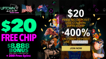 Uptown Aces Casino Exclusive Bonuses