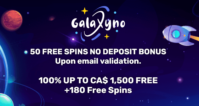 galaxyno casino exclusive 50 free spins