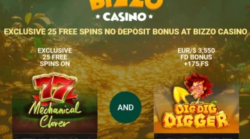 Bizzo casino free spins no deposit bonus